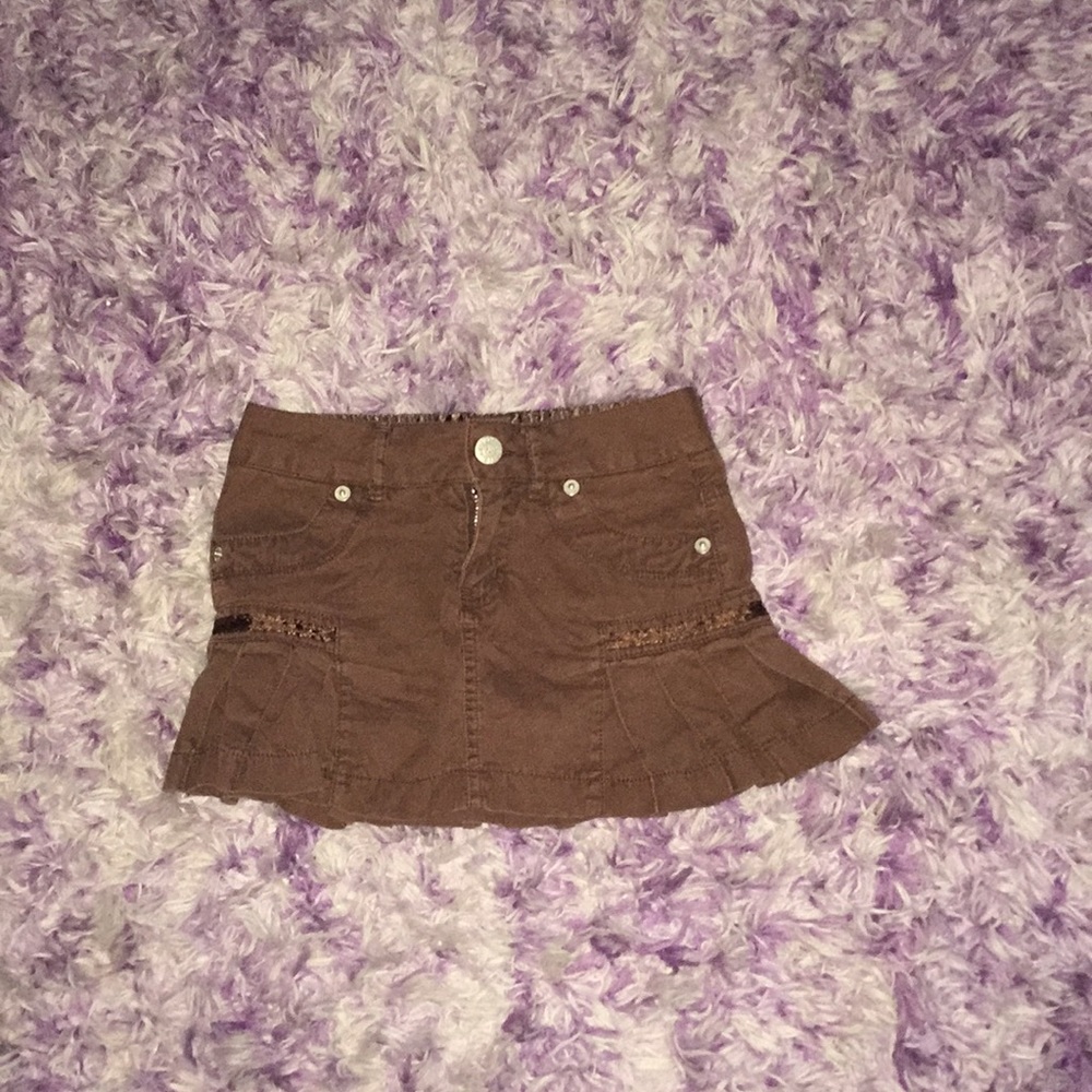Brown Skirt.